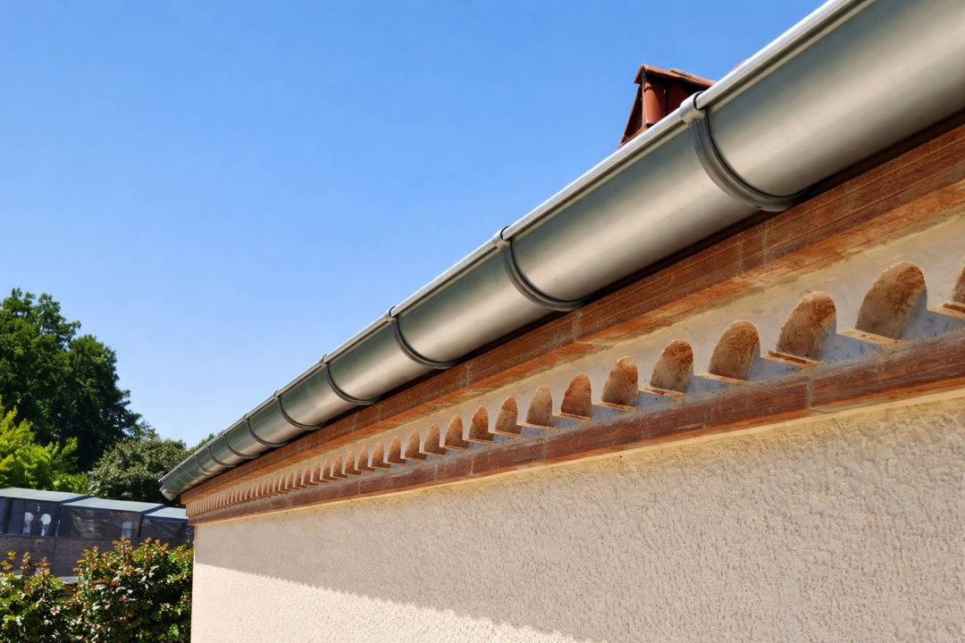 Installation de gouttières