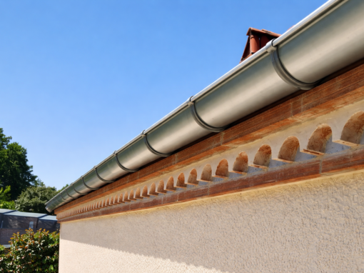 Installation de gouttières